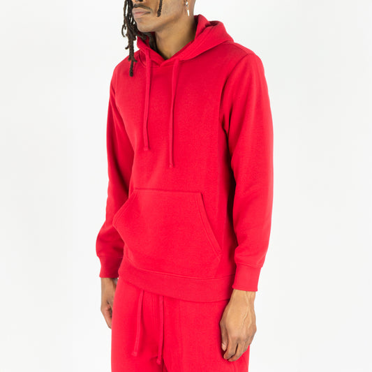 300E Solid Hoodie - Red