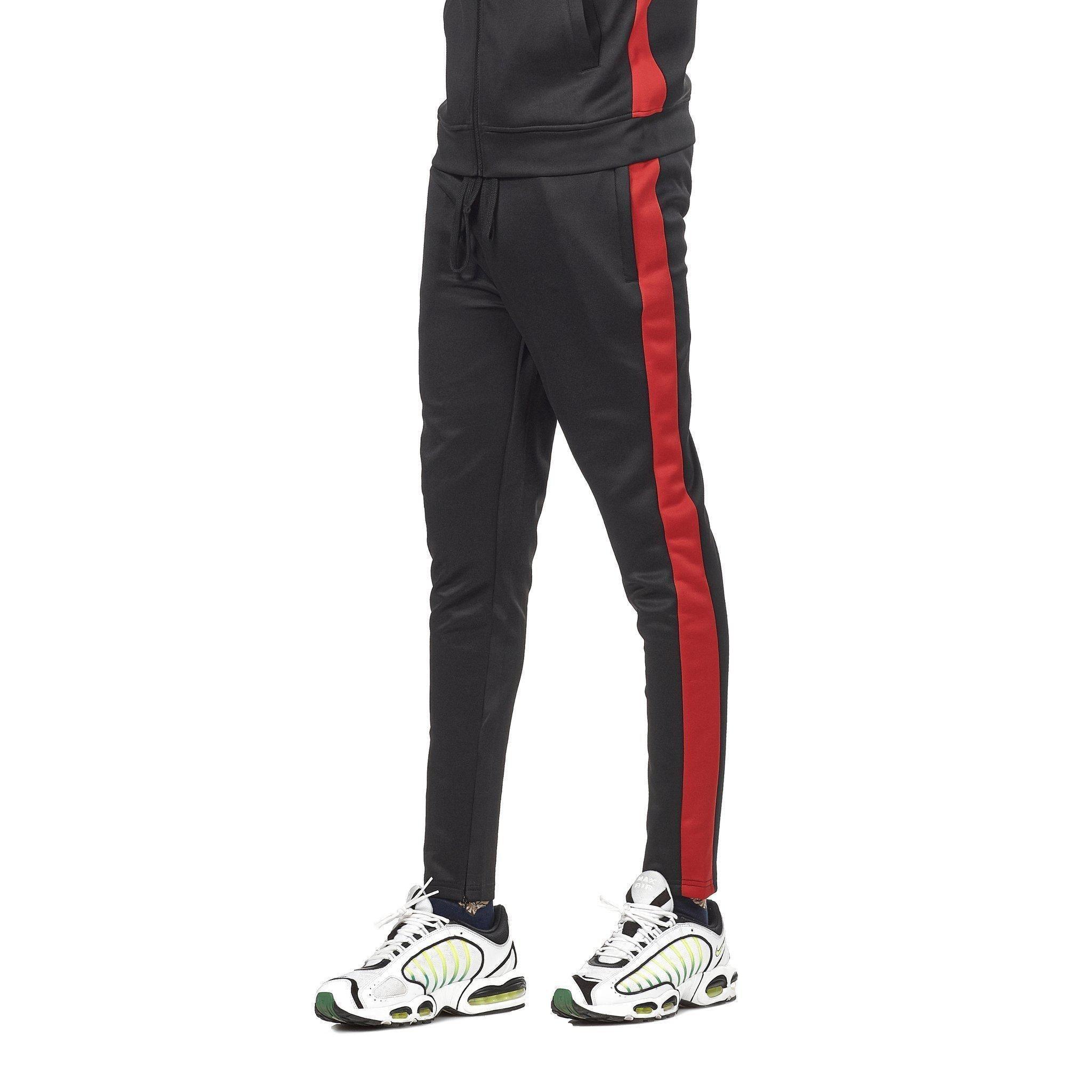 Track Pants - Black & Red - Rebel Minds