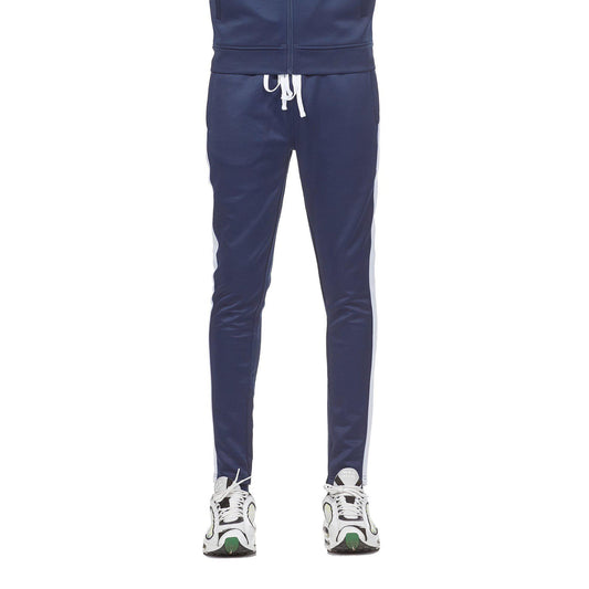 Track Pants - Navy & White - Rebel Minds
