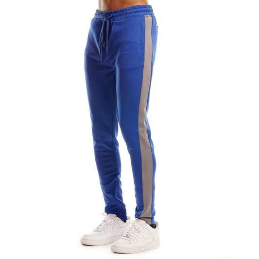 Track Pants - Royal Blue & Grey - Rebel Minds