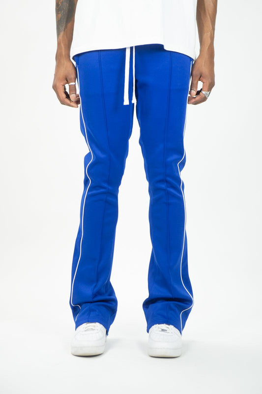 Track Stacked Pants - Royal - Rebel Minds