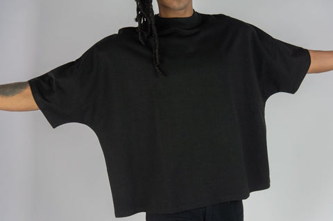 111 Batwing Tee - Black