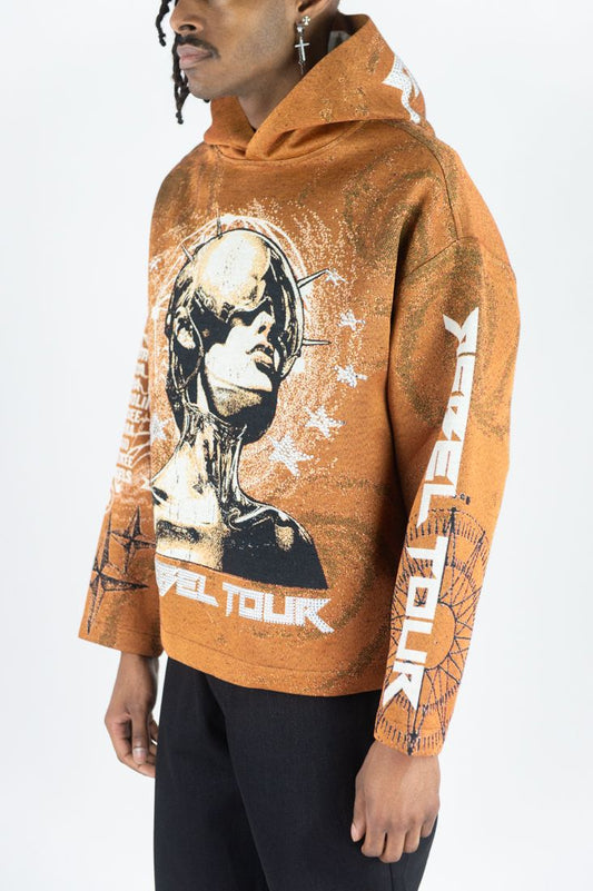 Celestial Head Graphic Hoodie