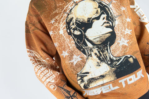 Celestial Head Graphic Hoodie