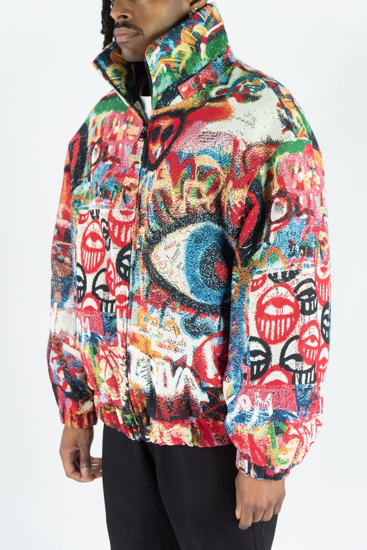 Abstract Graffiti Tapestry Jacket