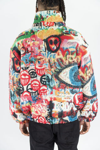 Abstract Graffiti Tapestry Jacket