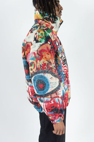 Abstract Graffiti Tapestry Jacket
