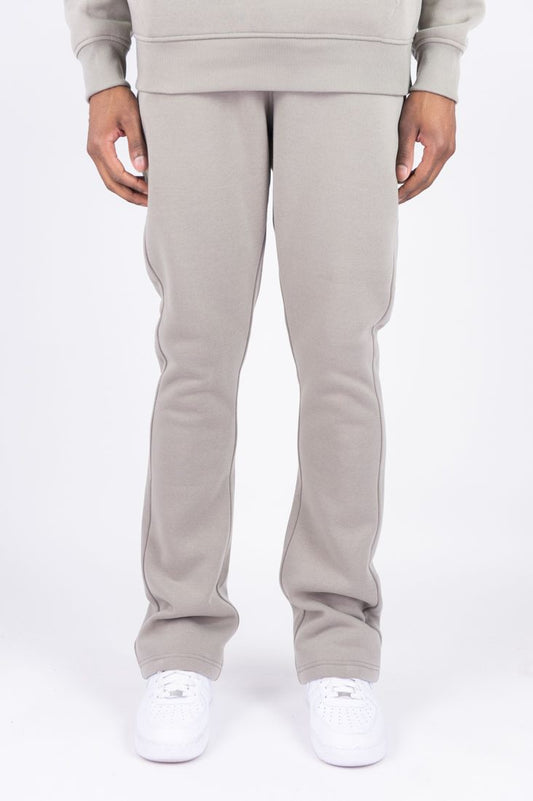 475 Fleece Stacked Sweatpants - Taupe