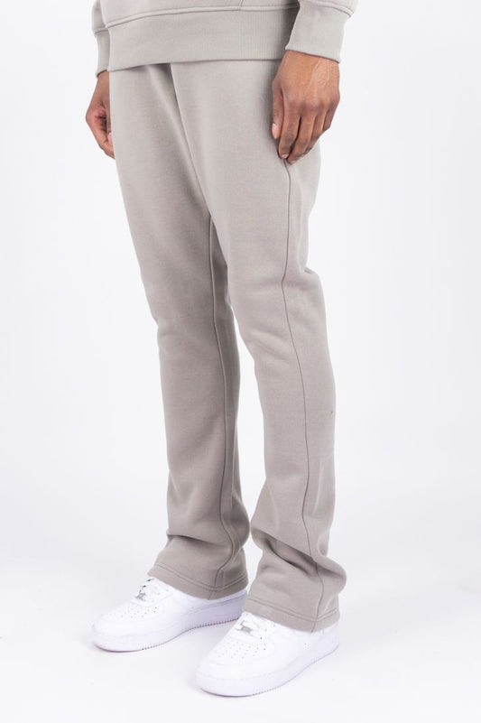 475 Fleece Stacked Sweatpants - Taupe