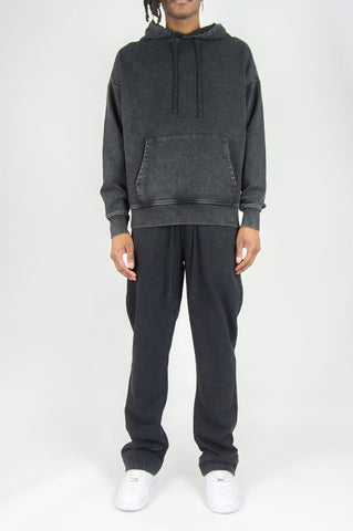 Washed Black Essential Sweatpants