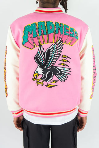 Mad Love Pink Varsity Jacket