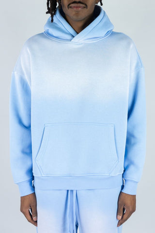 Washed Light Blue Essential Hoodie