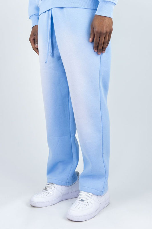 Washed Light Blue Essential Sweatpants