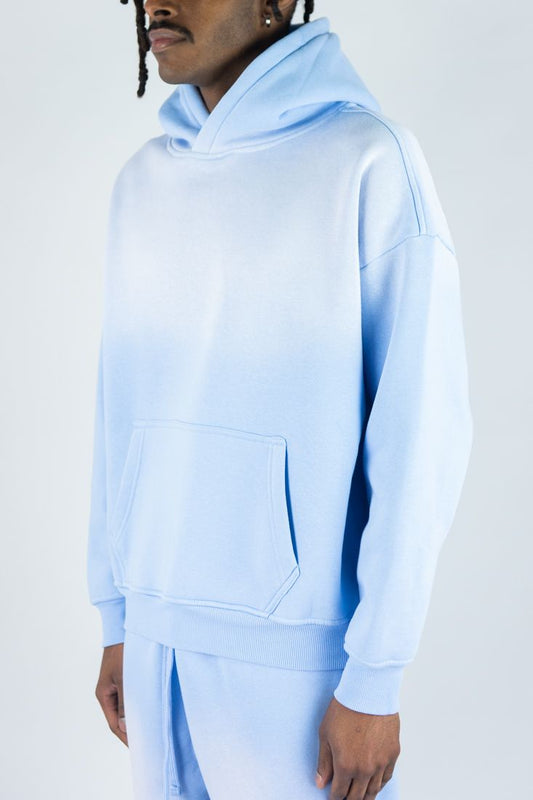 Washed Light Blue Essential Hoodie