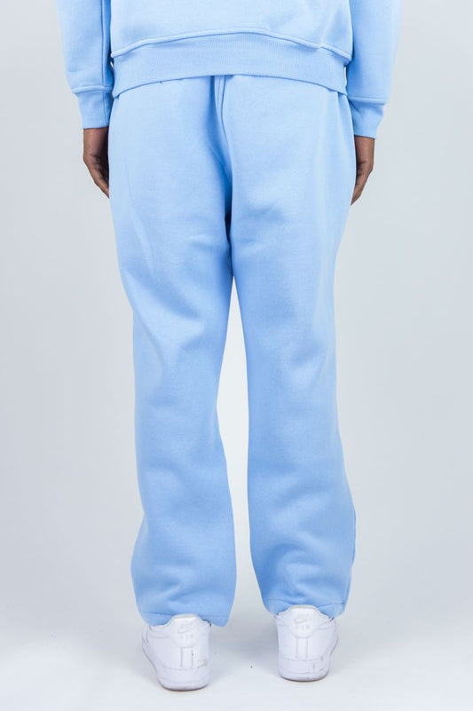 Washed Light Blue Essential Sweatpants