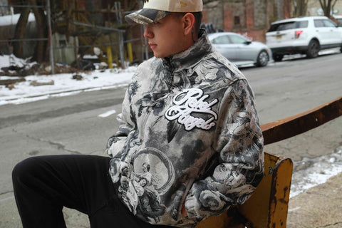 Heavenly Script "Rebel Angel" Tapestry Jacket