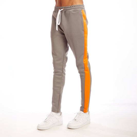 401 Track Pants - Grey & Orange