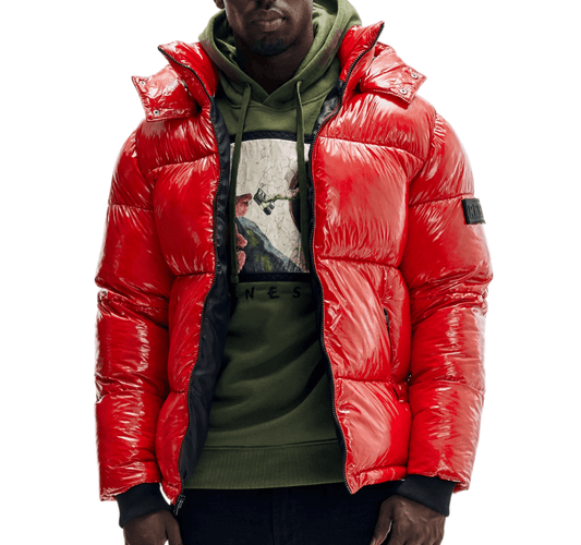 Bubble Jacket - Red - Rebel Minds
