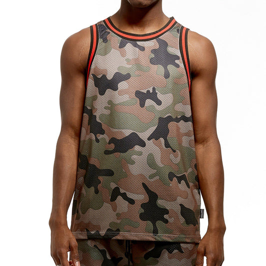 Camo Tank Top - Woodland - Rebel Minds