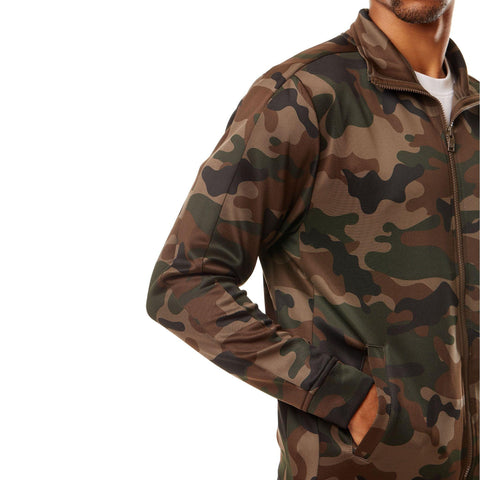 Camo Track Jacket - Woodland - Rebel Minds