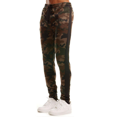 Camo Track Pants - Black - Rebel Minds