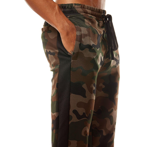 Camo Track Pants - Black - Rebel Minds