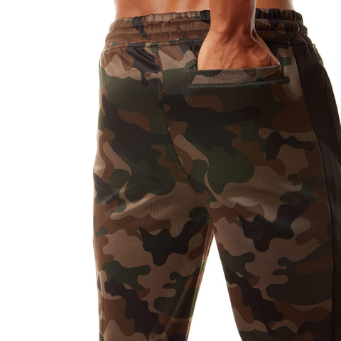 Camo Track Pants - Black - Rebel Minds