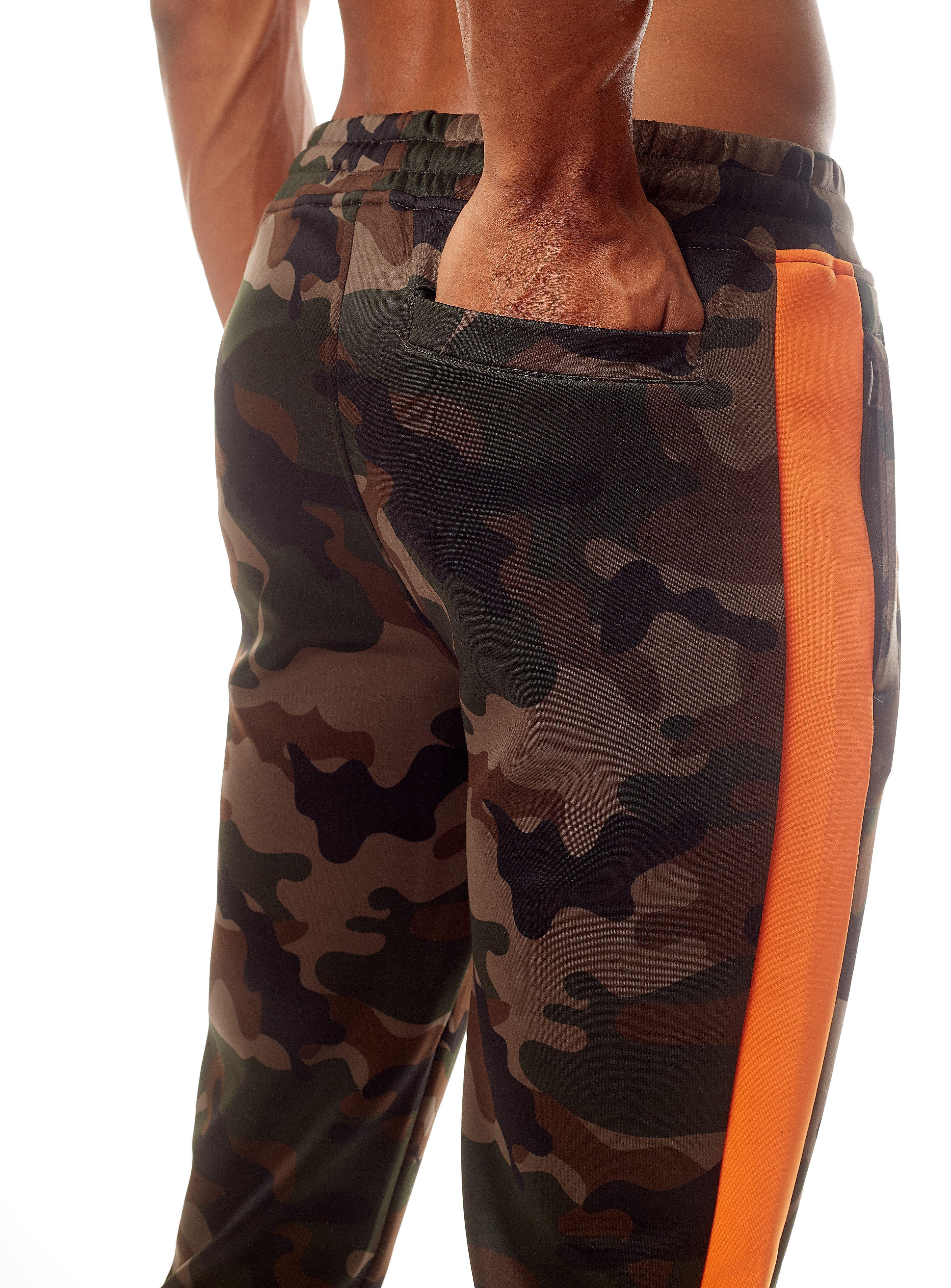 Camo Tracksuit - Orange - Rebel Minds