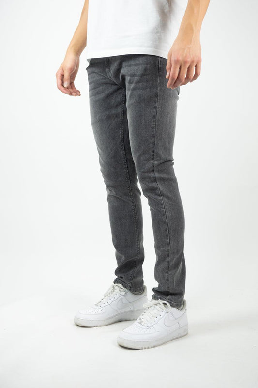 Denim Pants Slim Fit - Grey - Rebel Minds