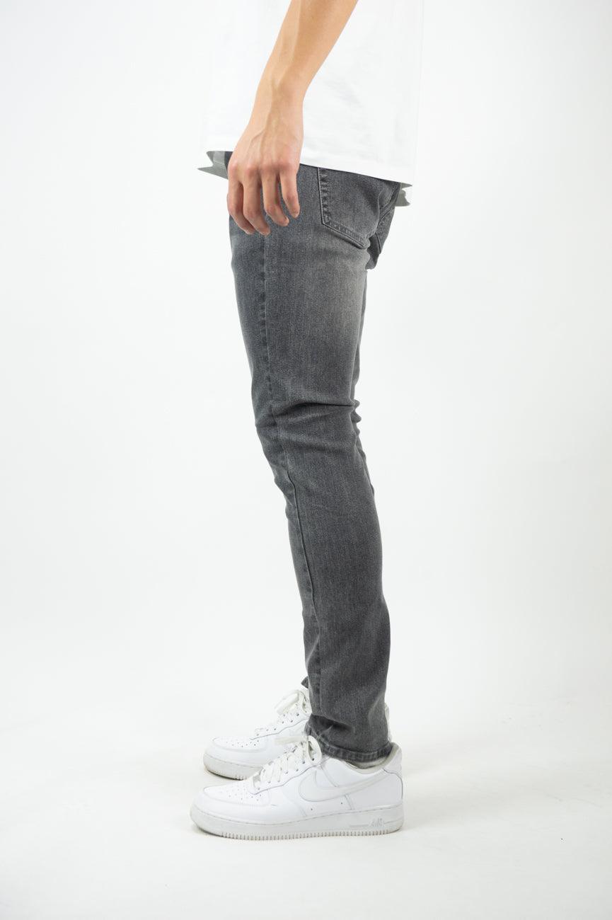 Denim Pants Slim Fit - Grey - Rebel Minds