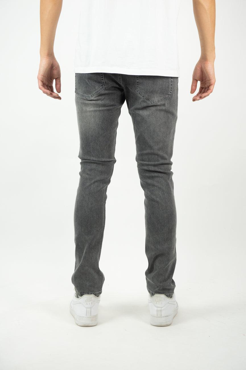 Denim Pants Slim Fit - Grey - Rebel Minds