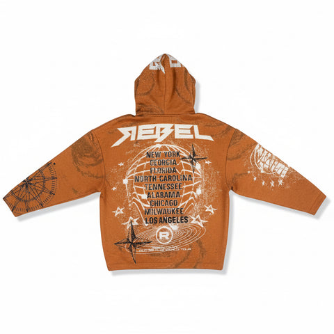 Celestial Head Graphic Hoodie