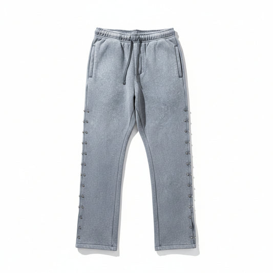 Spark Rhinestone Sweatpants - Grey