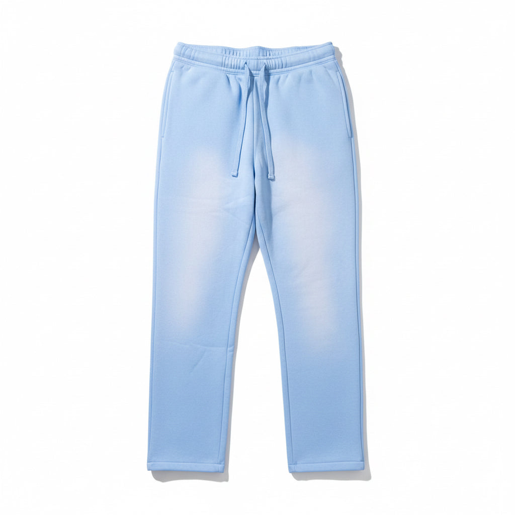 Washed Light Blue Essential Sweatpants