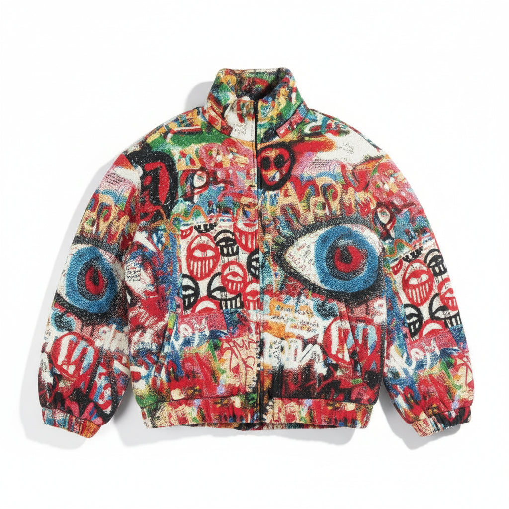 Abstract Graffiti Tapestry Jacket