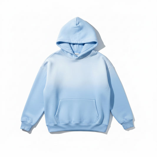 Washed Light Blue Essential Hoodie