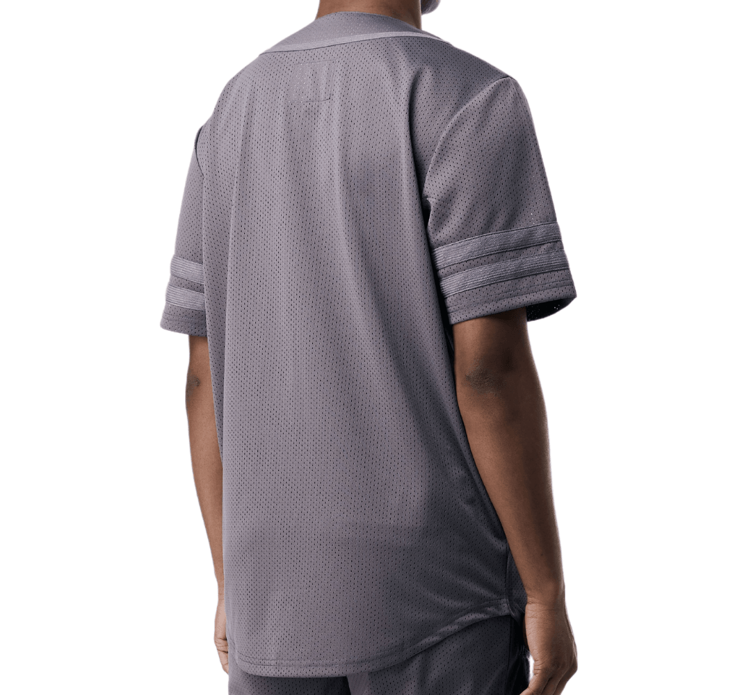 Mesh Baseball Jersey - Grey - Rebel Minds