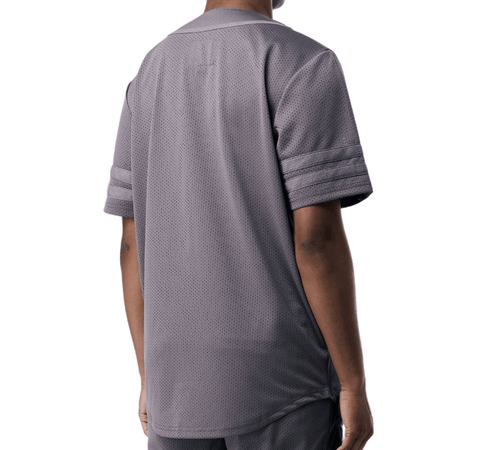 Mesh Baseball Jersey - Grey - Rebel Minds