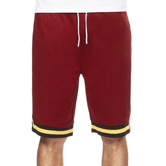 Mesh Shorts - Burgundy Red - Rebel Minds