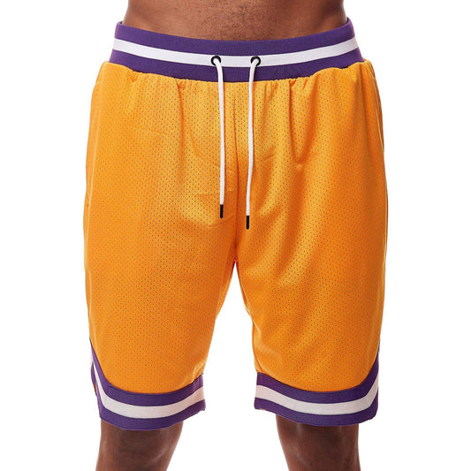 Mesh Shorts - Gold | Yellow | Purple - Rebel Minds