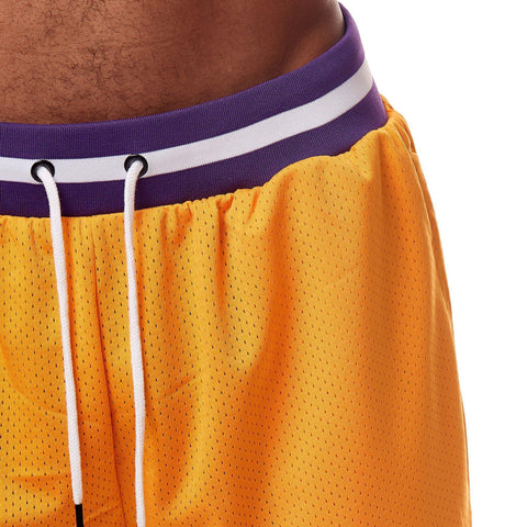 Mesh Shorts - Gold | Yellow | Purple - Rebel Minds