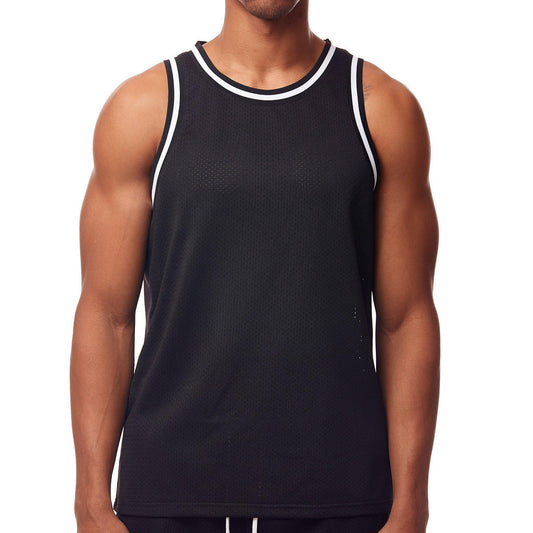 Mesh Tank Top - Black & White - Rebel Minds