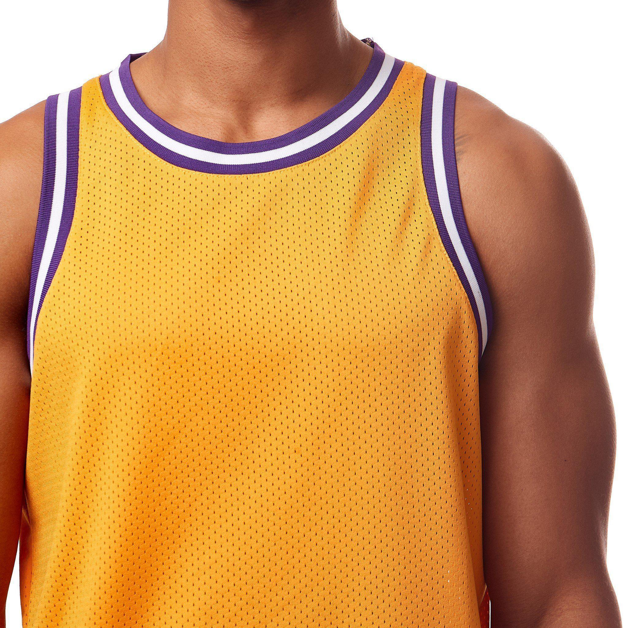 Mesh Tank Top - Gold, Yellow & Purple - Rebel Minds