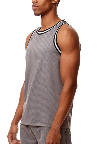 Mesh Tank Top - Grey - Rebel Minds