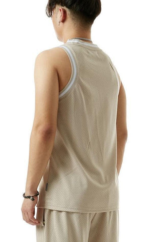 Mesh Tank Top - Oatmeal - Rebel Minds