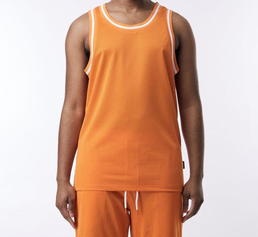 Mesh Tank Top - Orange - Rebel Minds