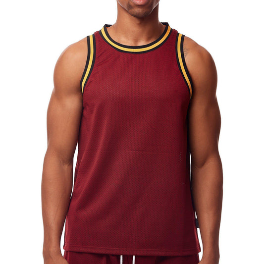 Mesh Tank Top - Red Burgundy - Rebel Minds