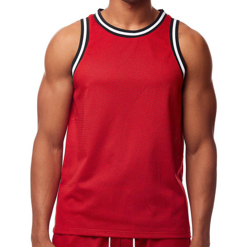 Mesh Tank Top - Red - Rebel Minds