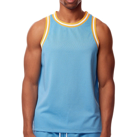 Mesh Tank Top - Sky Blue - Rebel Minds