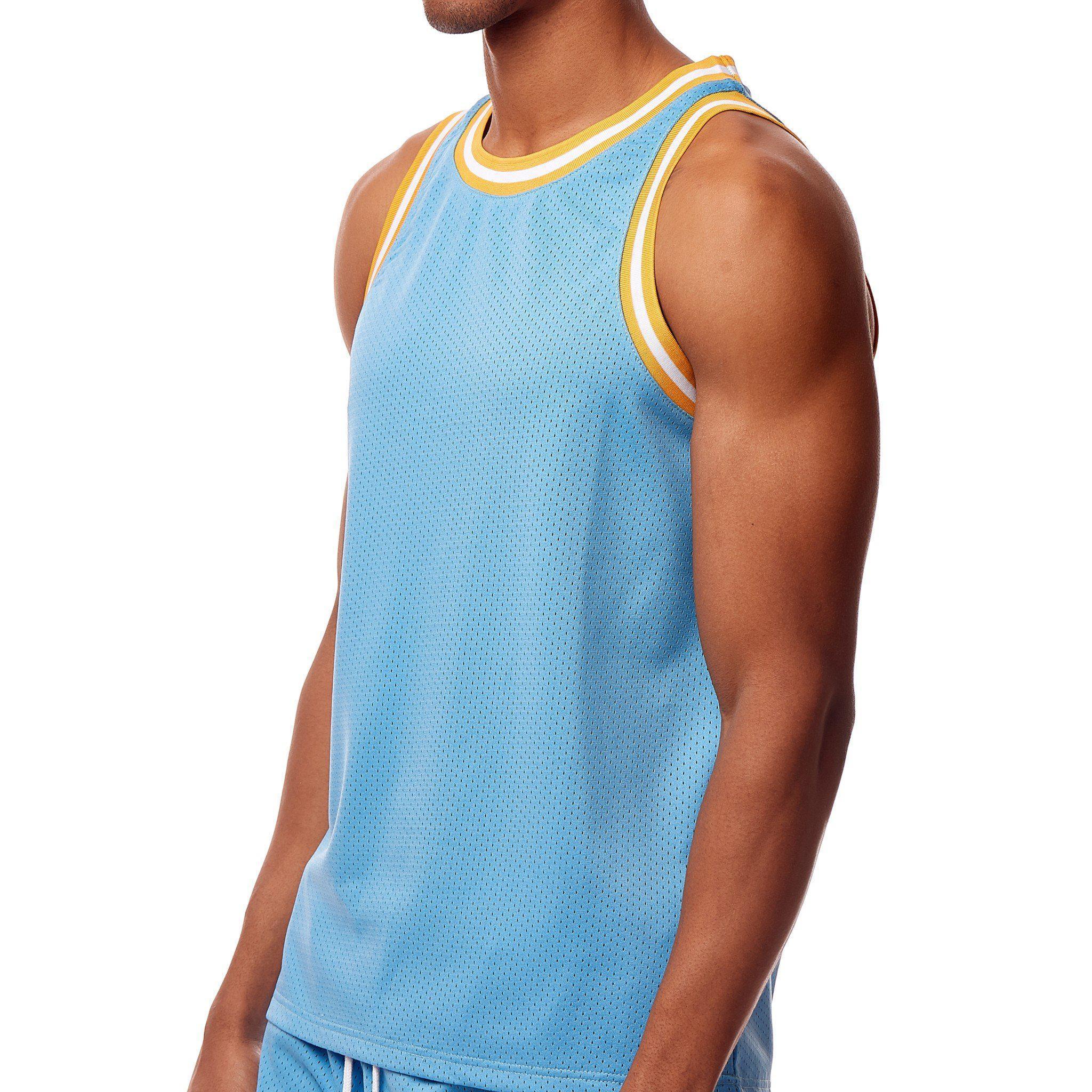 Mesh Tank Top - Sky Blue - Rebel Minds